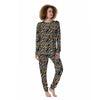 Zebra Abstract Print Pattern Women's Pajamas-grizzshop