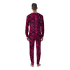 Zebra Hot Pink Print Pattern Men's Pajamas-grizzshop