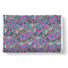 Zebra Neon Pattern Print Throw Blanket-grizzshop