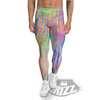 Zebra Pastel Print Pattern Men's Leggings-grizzshop