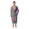 Zebra Pastel Print Pattern Men's Robe-grizzshop