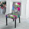 Zebra Pattern Print Chair Cover-grizzshop