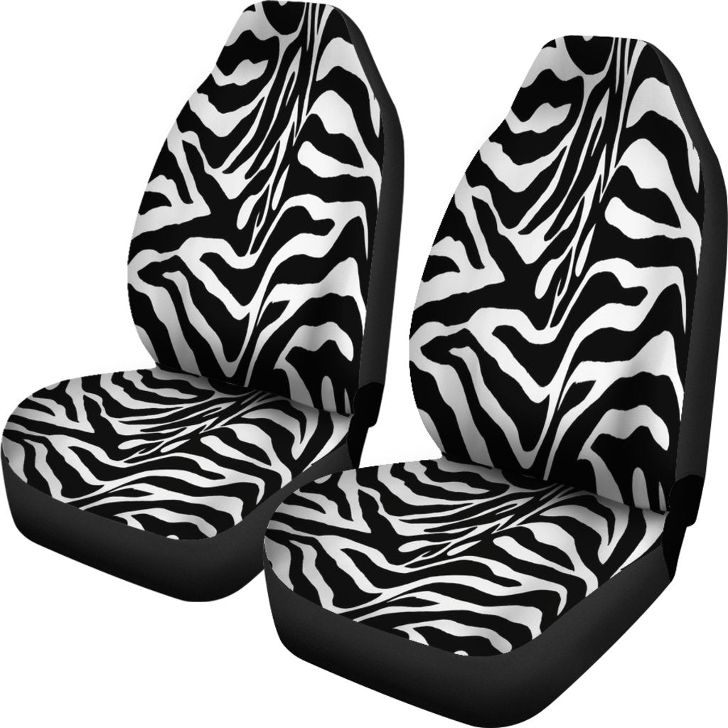 Zebra Print Custom Car Seat Covers-grizzshop