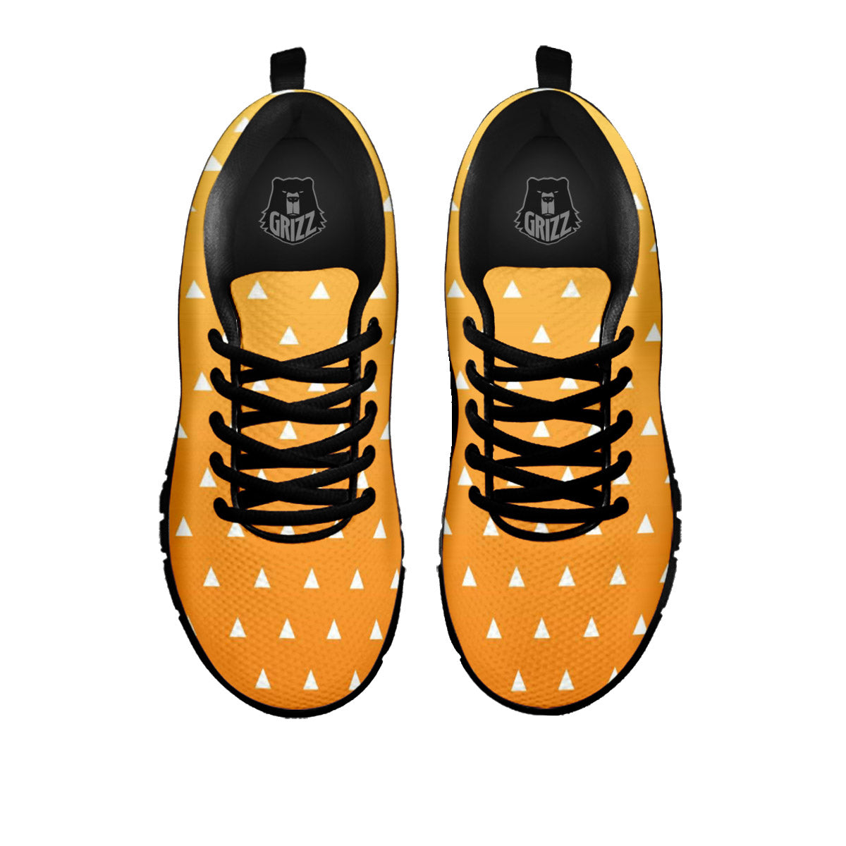 Zenitsu Print Pattern Black Sneaker-grizzshop
