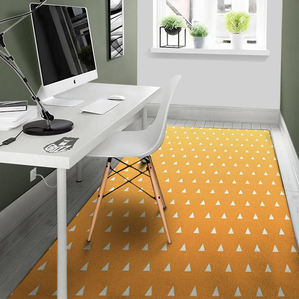 Zenitsu Print Pattern Floor Mat-grizzshop