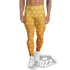 Zenitsu Print Pattern Men's Leggings-grizzshop