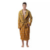 Zenitsu Print Pattern Men's Robe-grizzshop