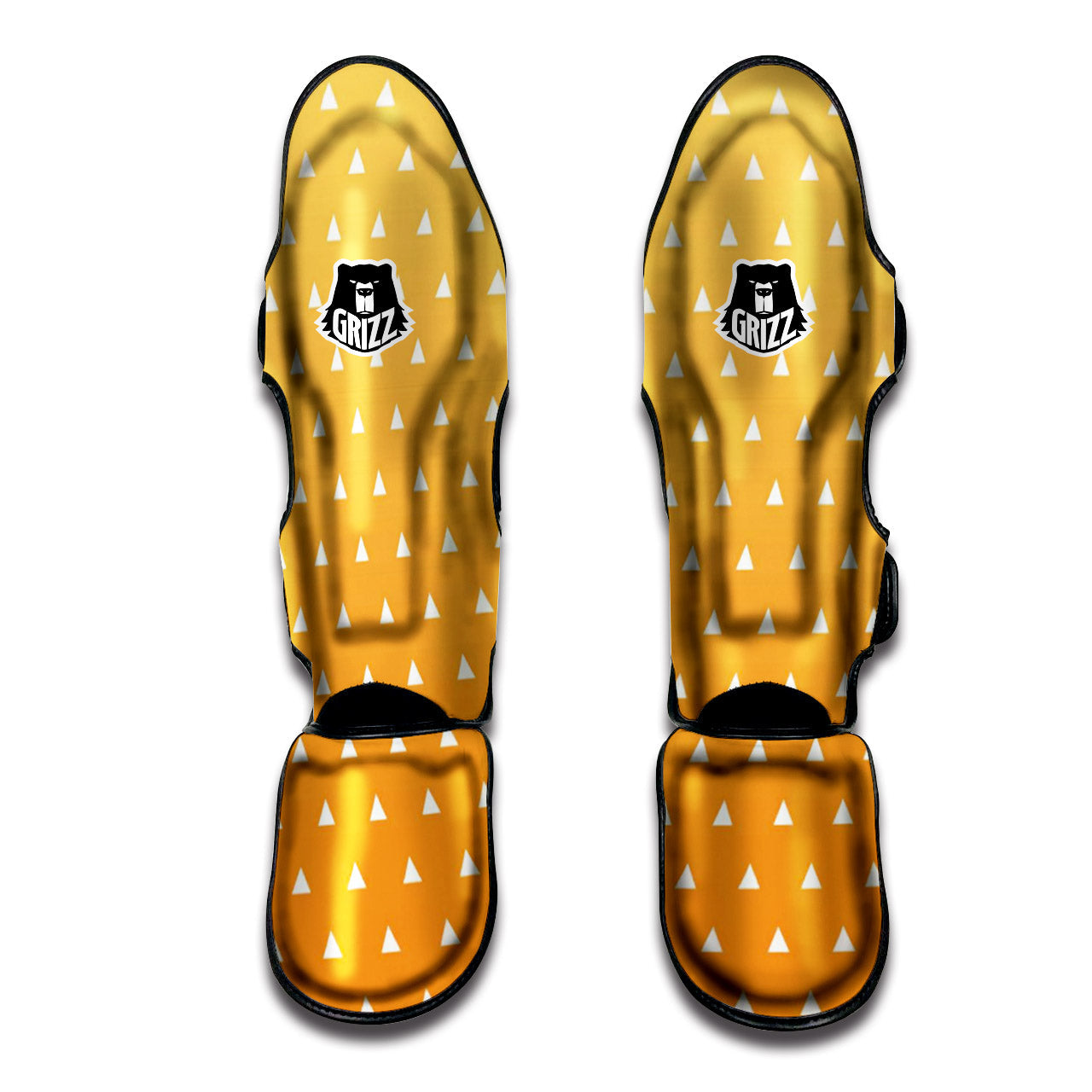 Zenitsu Print Pattern Muay Thai Shin Guards-grizzshop