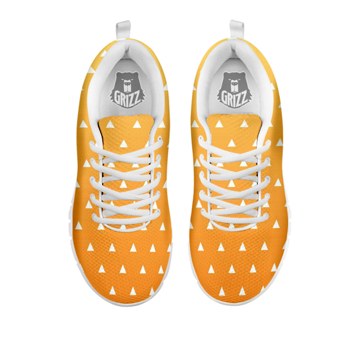 Zenitsu Print Pattern White Sneaker-grizzshop