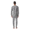 Zentangle Monochrome Print Pattern Men's Pajamas-grizzshop