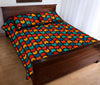 Zig Zag Colorful Pattern Print Bed Set Quilt-grizzshop