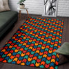 Load image into Gallery viewer, Zig Zag Colorful Pattern Print Floor Mat-grizzshop