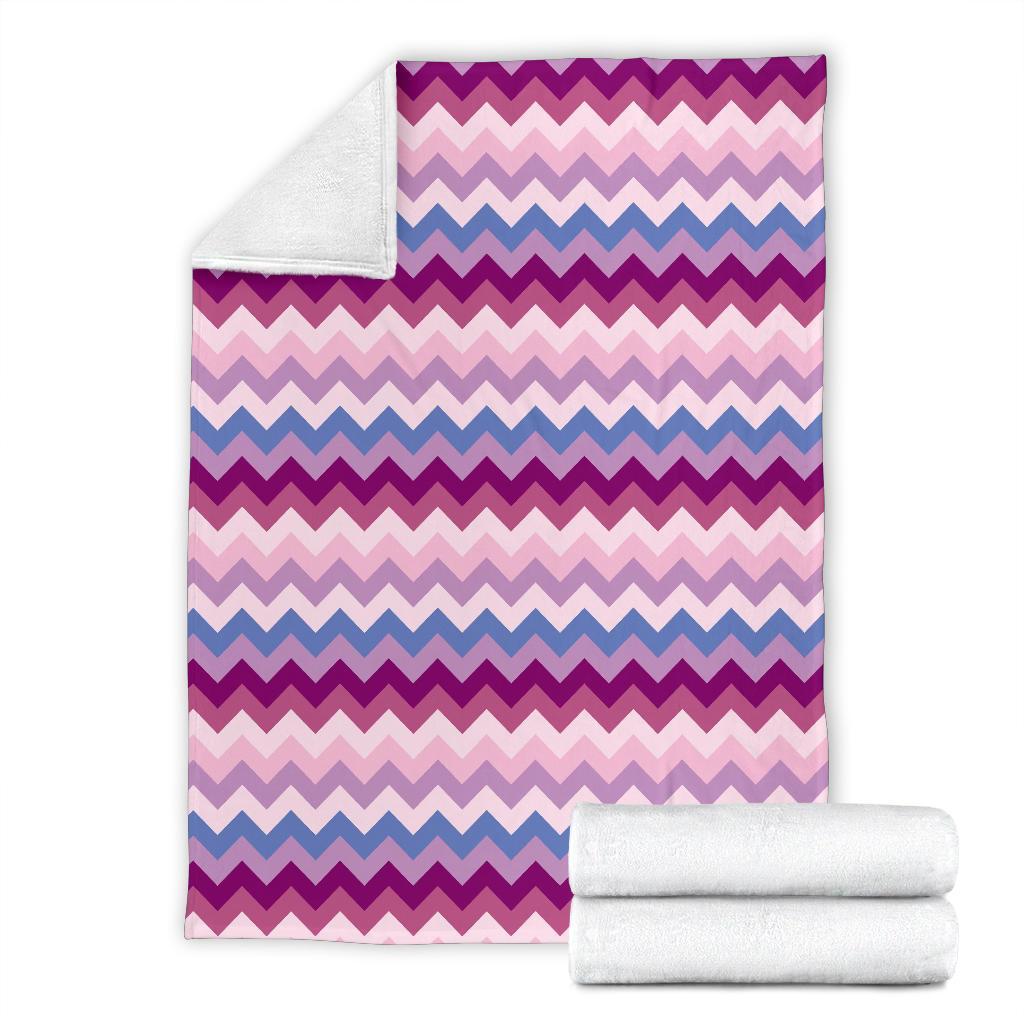 Zig Zag Pattern Print Blanket-grizzshop