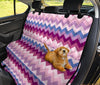 Zig Zag Pattern Print Pet Car Seat Cover-grizzshop