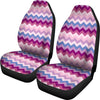 Zig Zag Pattern Print Universal Fit Car Seat Covers-grizzshop