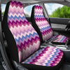 Zig Zag Pattern Print Universal Fit Car Seat Covers-grizzshop