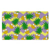 Zig Zag Pineapple Print Door Mat-grizzshop