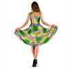 Zig Zag Pineapple Print Dress-grizzshop