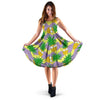 Zig Zag Pineapple Print Dress-grizzshop