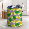Zig Zag Pineapple Print Laundry Basket-grizzshop