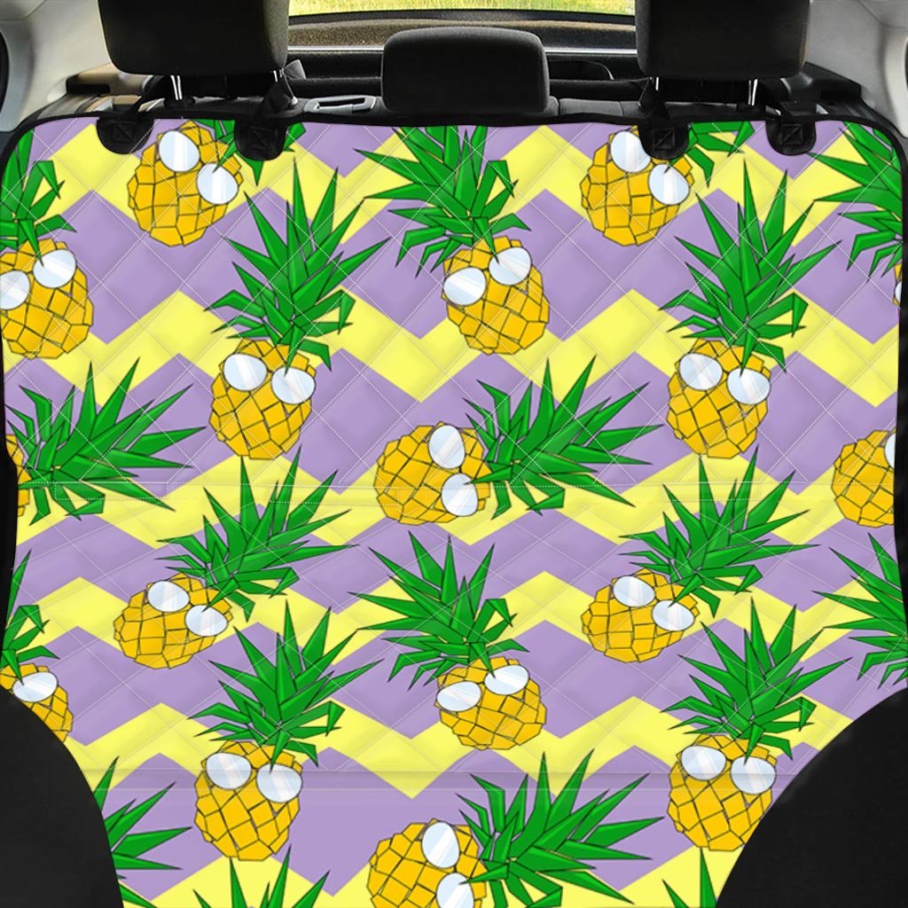 Zig Zag Pineapple Print Pet Car Seat Cover-grizzshop