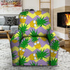 Zig Zag Pineapple Print Recliner Cover-grizzshop