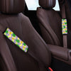 Zig Zag Pineapple Print Seat Belt Cover-grizzshop