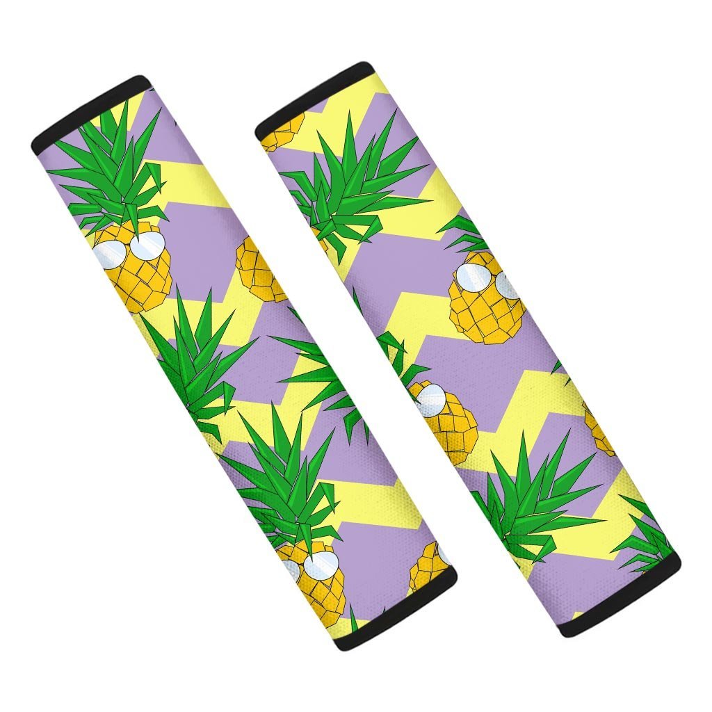 Zig Zag Pineapple Print Seat Belt Cover-grizzshop