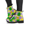 Zig Zag Pineapple Print Women's Boots-grizzshop