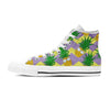 Zig Zag Pineapple Print Women's High Top Shoes-grizzshop