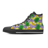 Zig Zag Pineapple Print Women's High Top Shoes-grizzshop