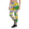 Zig Zag Pineapple Print Women's Leggings-grizzshop