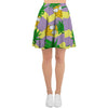 Zig Zag Pineapple Print Women's Skirt-grizzshop