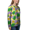 Zig Zag Pineapple Print Women's Sweatshirt-grizzshop