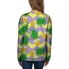 Zig Zag Pineapple Print Women's Sweatshirt-grizzshop