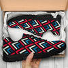 Zig Zag Print Pattern Sneaker Shoes For Men Women-grizzshop