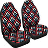 Zig Zag Print Pattern Universal Fit Car Seat Covers-grizzshop