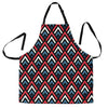 Zig Zag Print Pattern Women's Apron-grizzshop