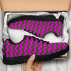 Zig Zag Purple Pattern Print Sneaker Shoes For Men Women-grizzshop