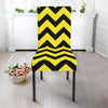 Zig Zag Yellow Pattern Print Chair Cover-grizzshop