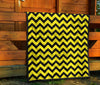Zig Zag Yellow Pattern Print Quilt-grizzshop