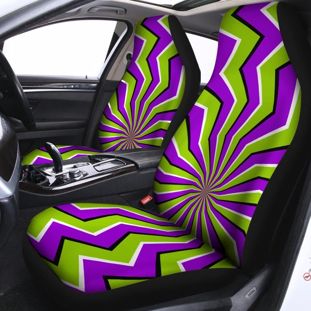 Zigzag Optical illusion Car Seat Covers-grizzshop