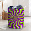 Zigzag Optical illusion Laundry Basket-grizzshop