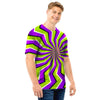 Zigzag Optical illusion Men T Shirt-grizzshop