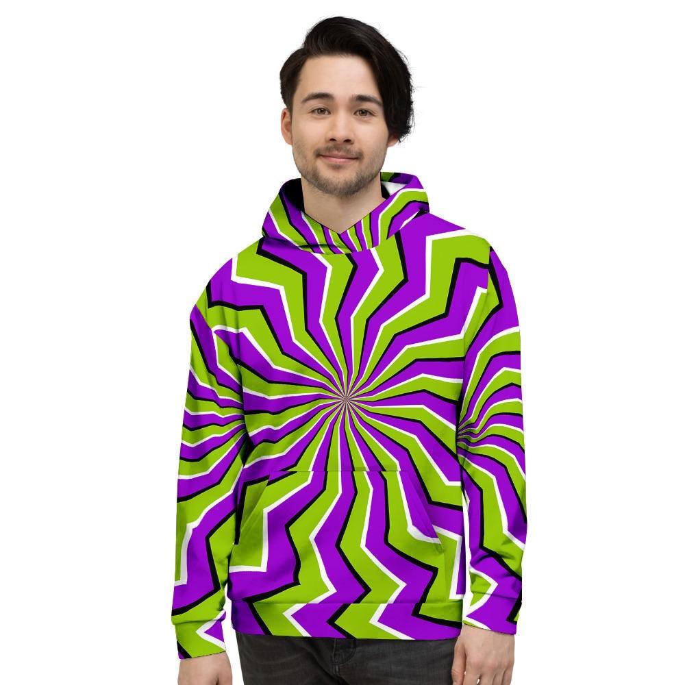 Zigzag Optical illusion Men's Hoodie-grizzshop