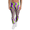 Zigzag Optical illusion Men's Leggings-grizzshop