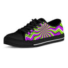 Zigzag Optical illusion Men's Low Top Shoes-grizzshop