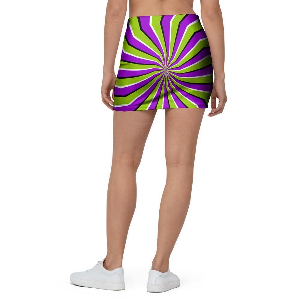 Zigzag Optical illusion Mini Skirt-grizzshop