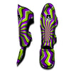 Zigzag Optical illusion Muay Thai Shin Guard-grizzshop