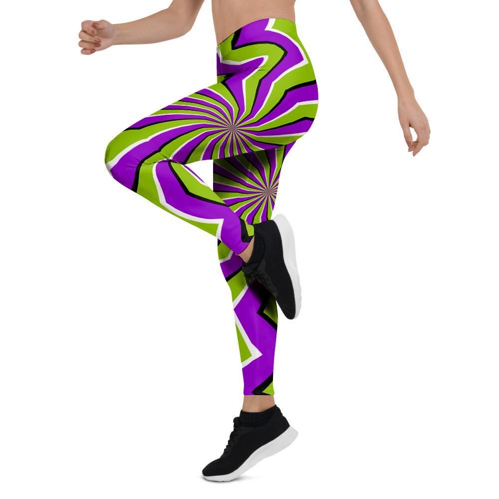 Zigzag Optical illusion Women's Leggings-grizzshop